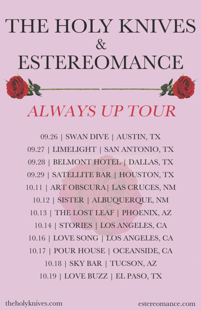 The Holy Knives + Estereomance Tour Poster for print1 (4)